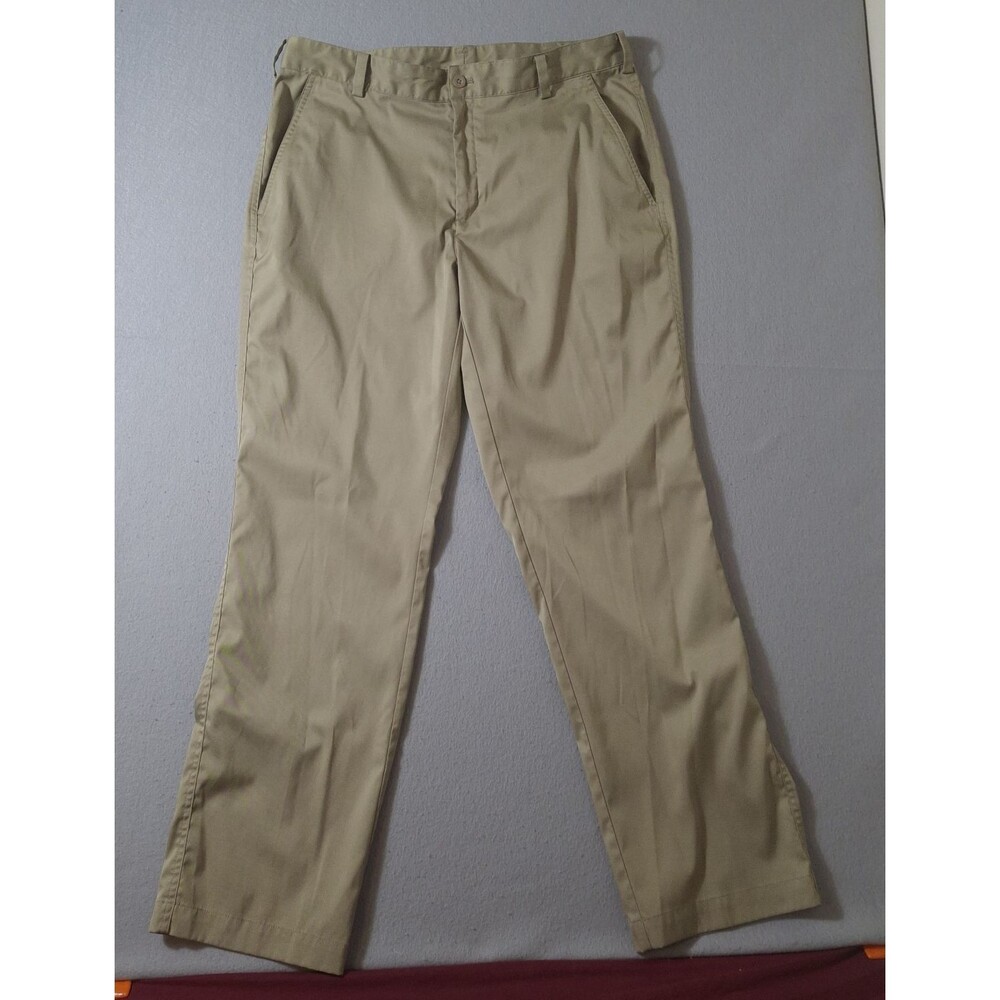 Nike Tech Golf Pants Mens 34x32 Khaki Tour Performance Wicking Stretch Club Prep